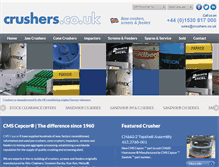 Tablet Screenshot of crushers.co.uk